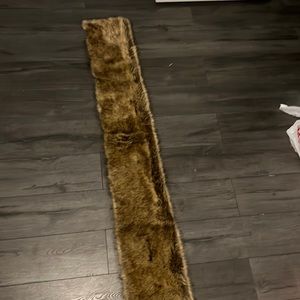 Faux fur wrap